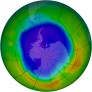 Antarctic Ozone 2011-10-22